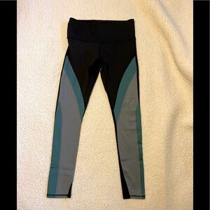 Noli Yoga Leggings Black Blue Gray Size Medium